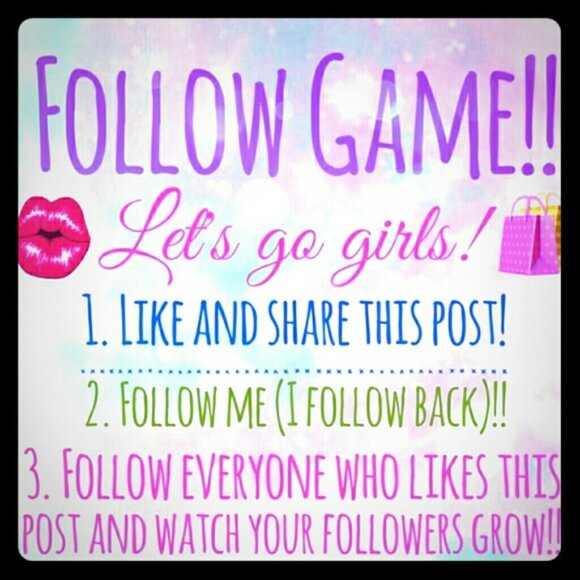 Other - flower power follow game